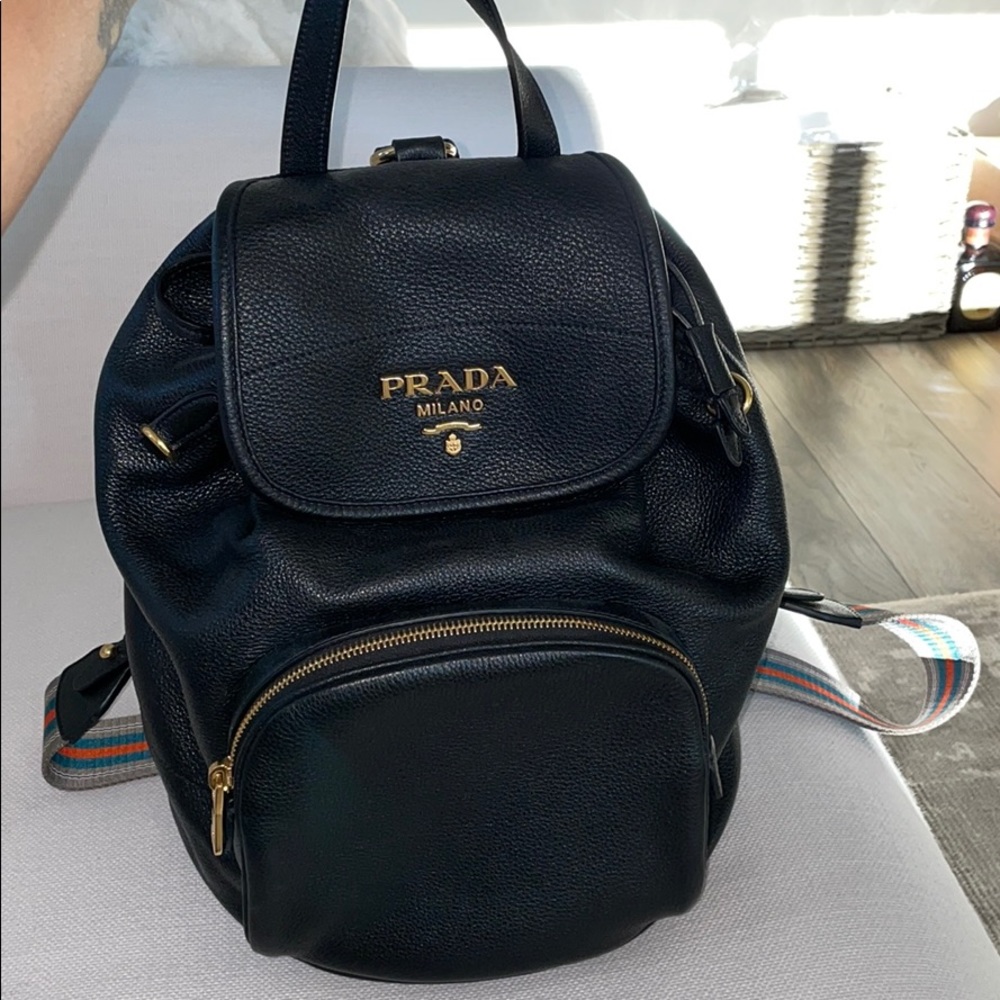 Prada Leather Book Bag